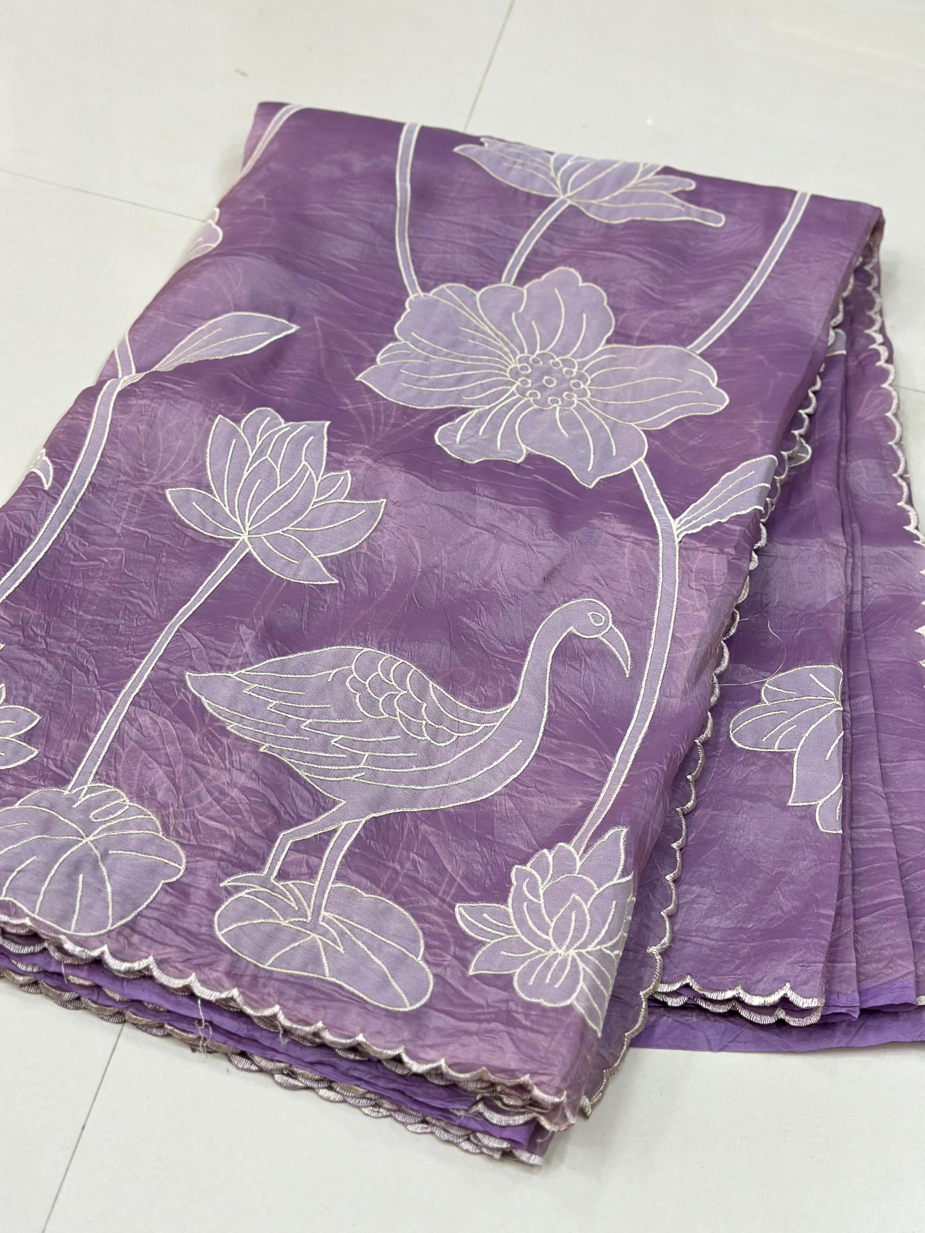 Appliqué Fancy Sarees