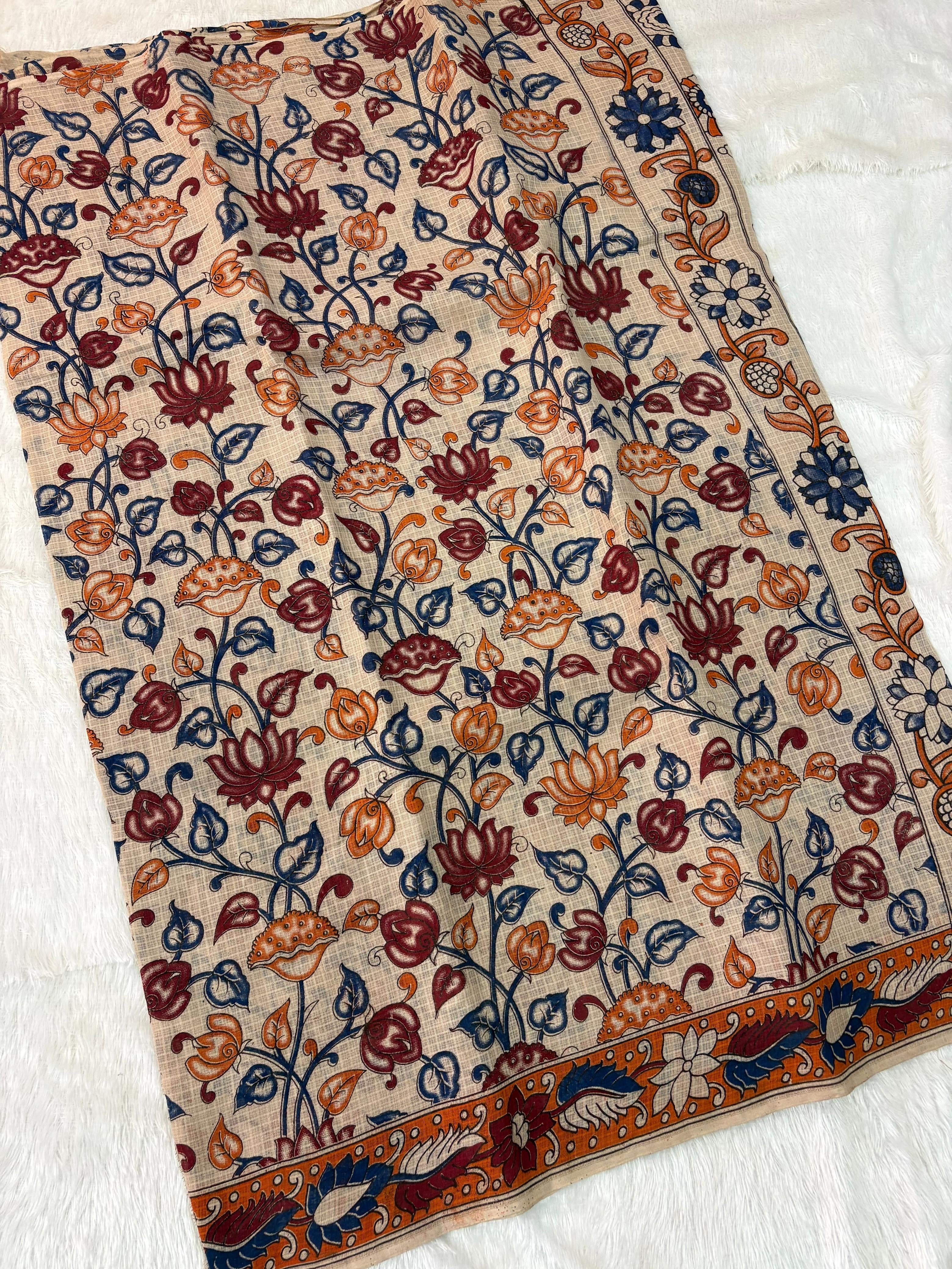 Pichwai Floral Kota Kalamkari