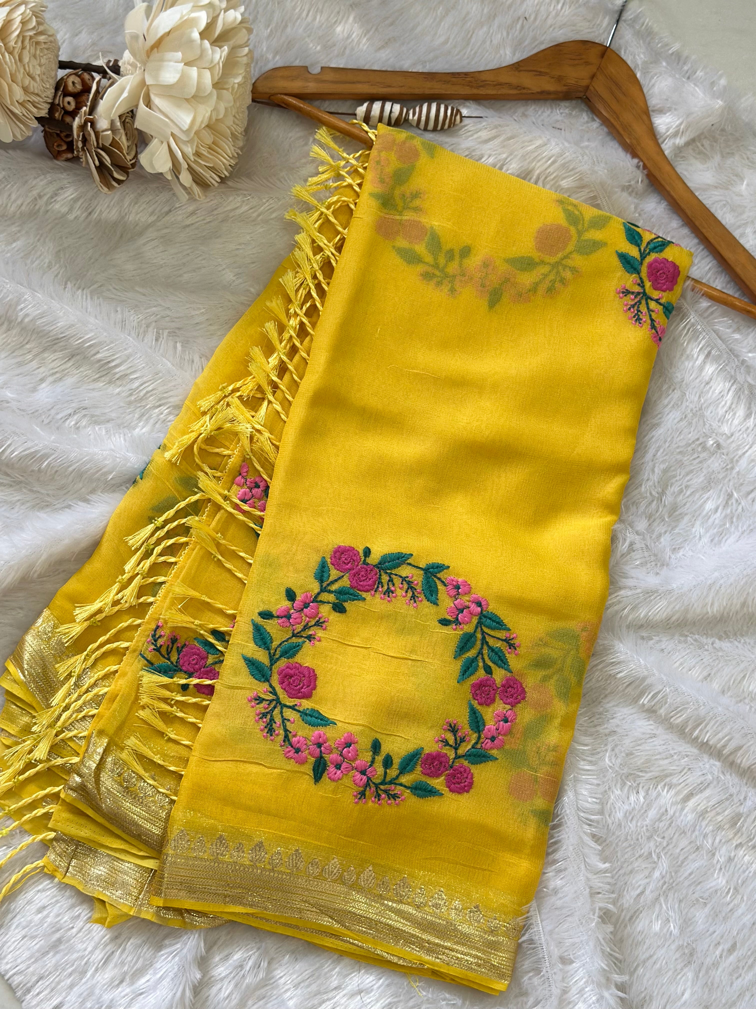 Chiffon Georgette Embriodery