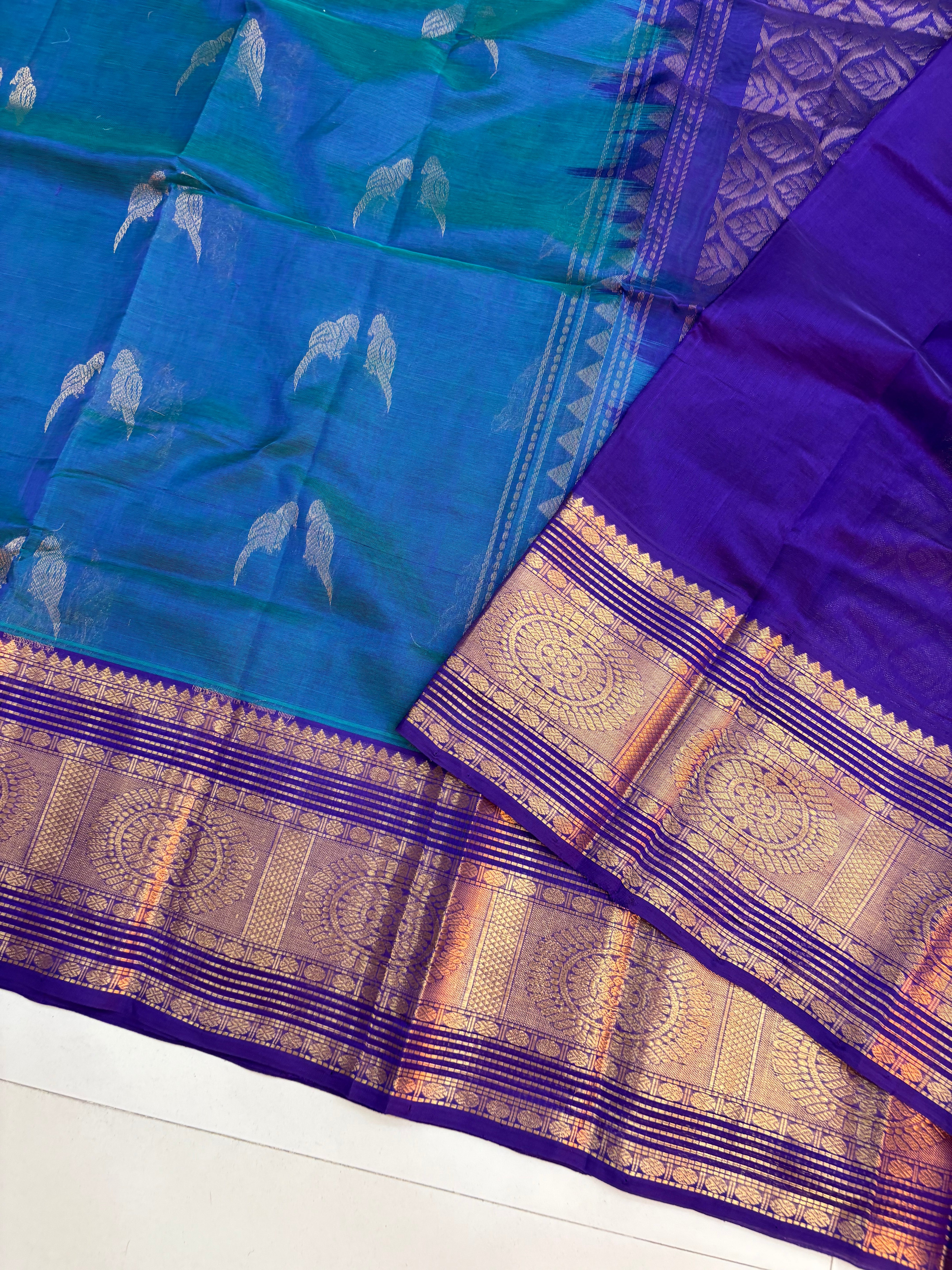Vintage Handloom Mangalagiri Pattu