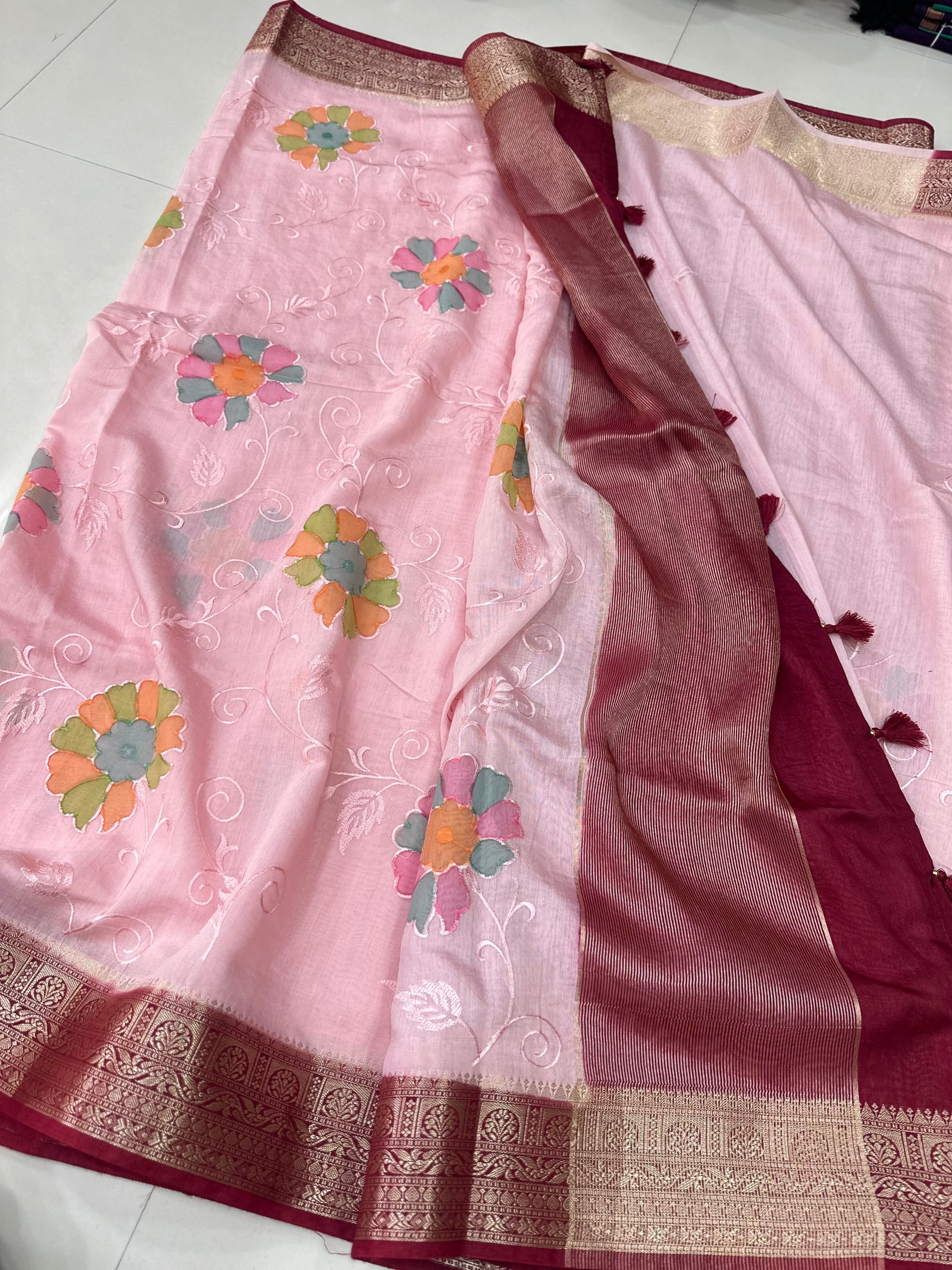 Green mango appliqué