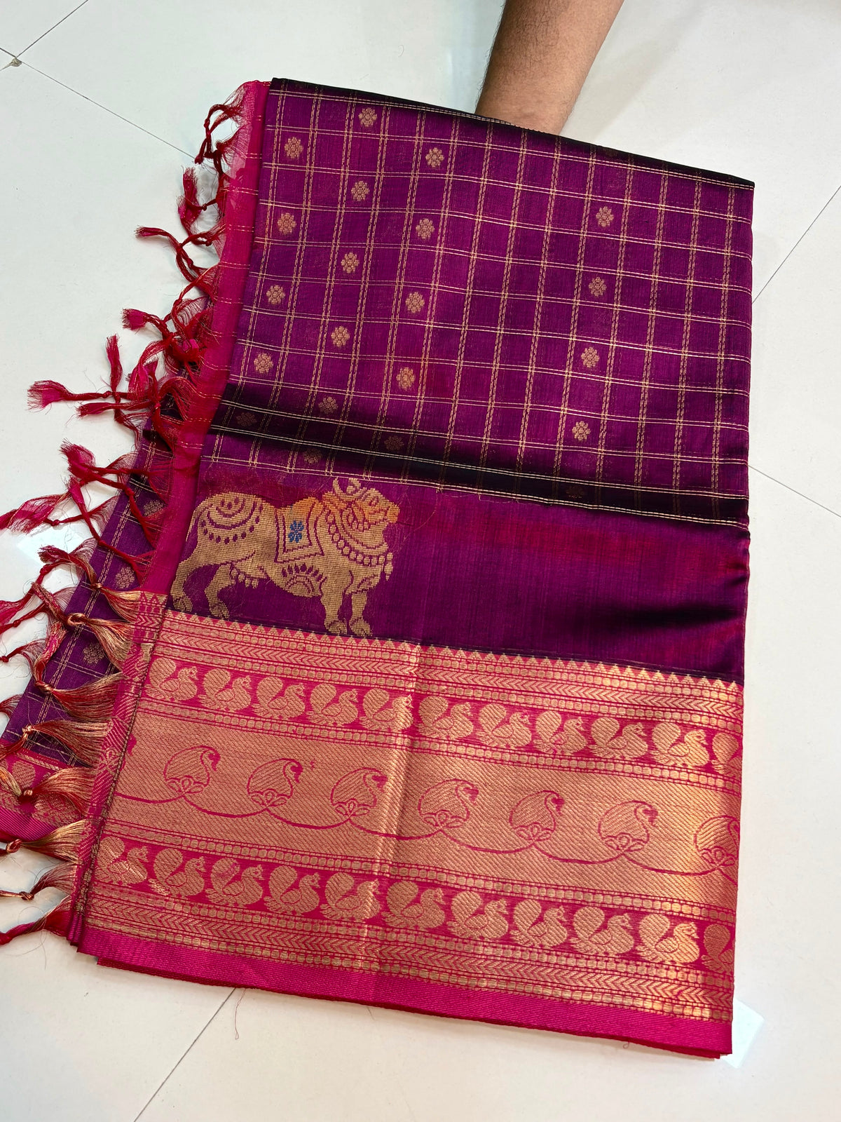 Handloom Vintage Mangalagiri Pattu