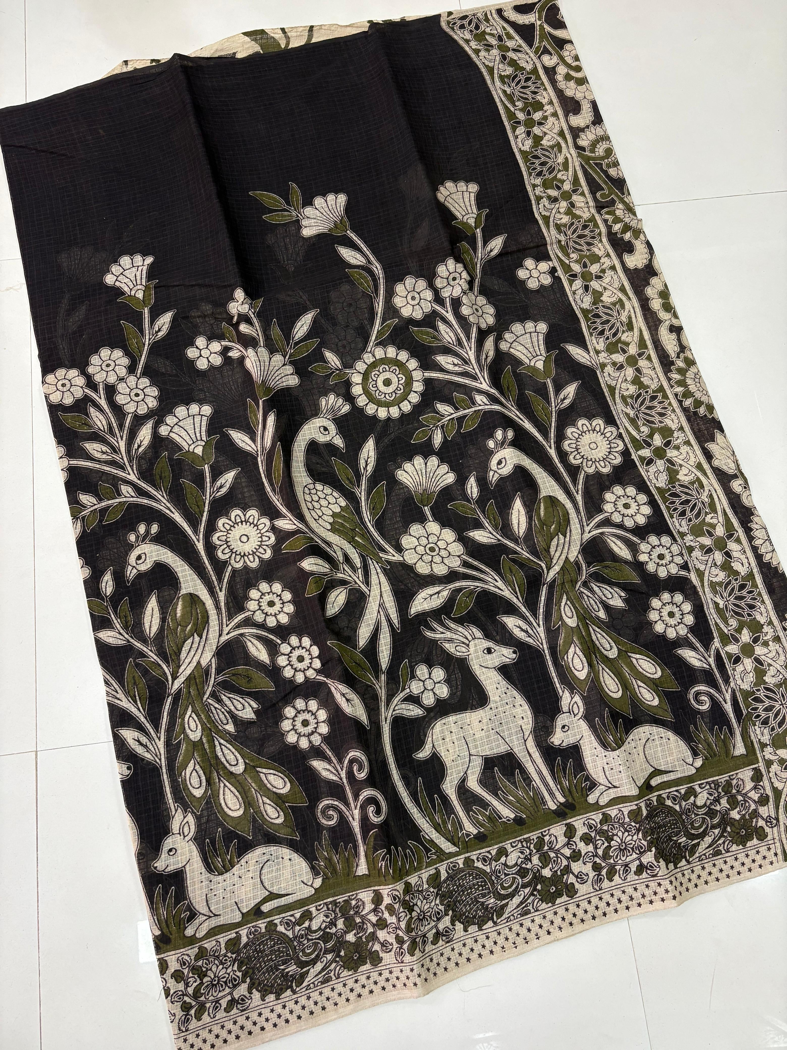 Kalamkari Kota Sarees