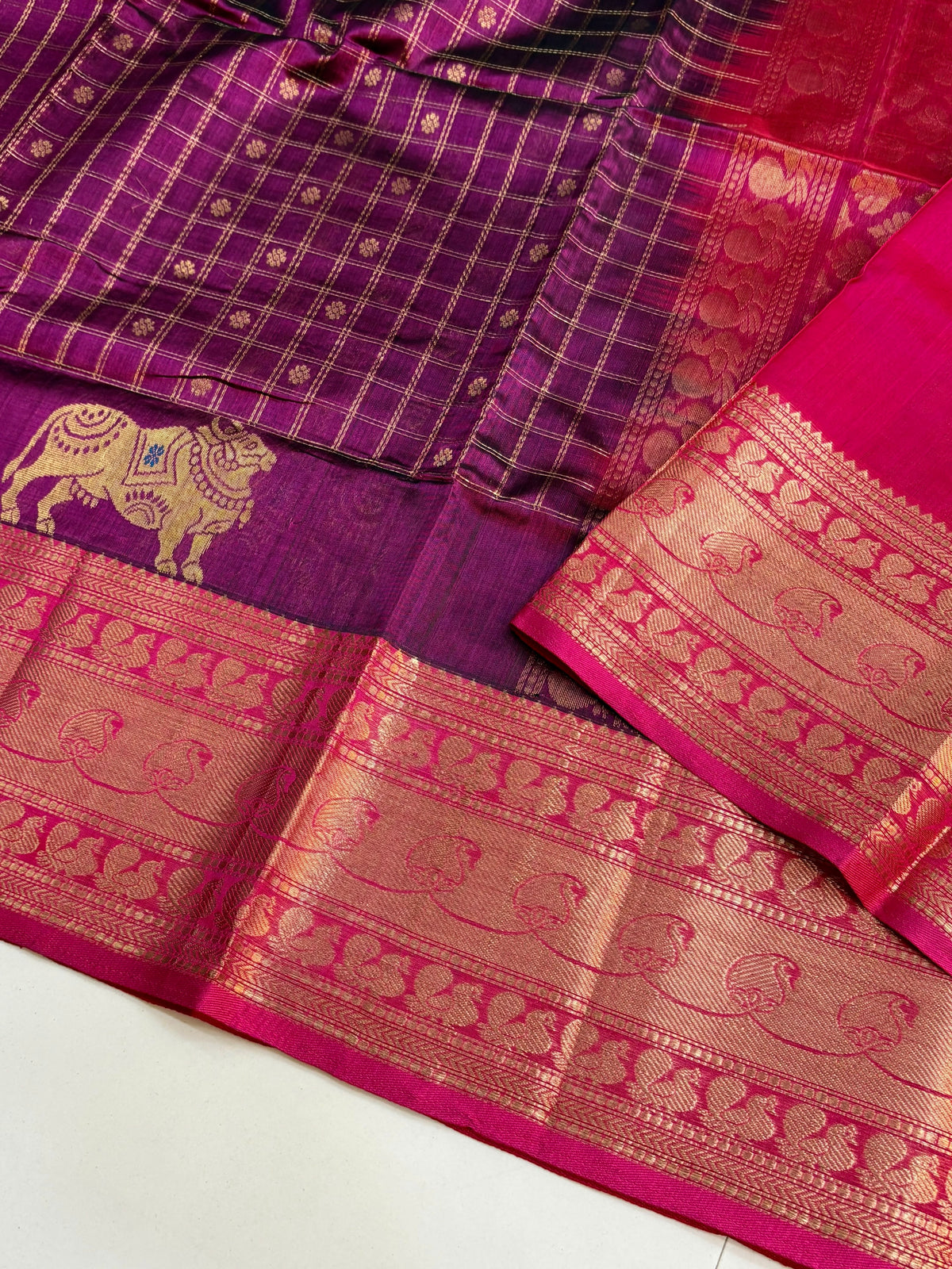 Handloom Vintage Mangalagiri Pattu