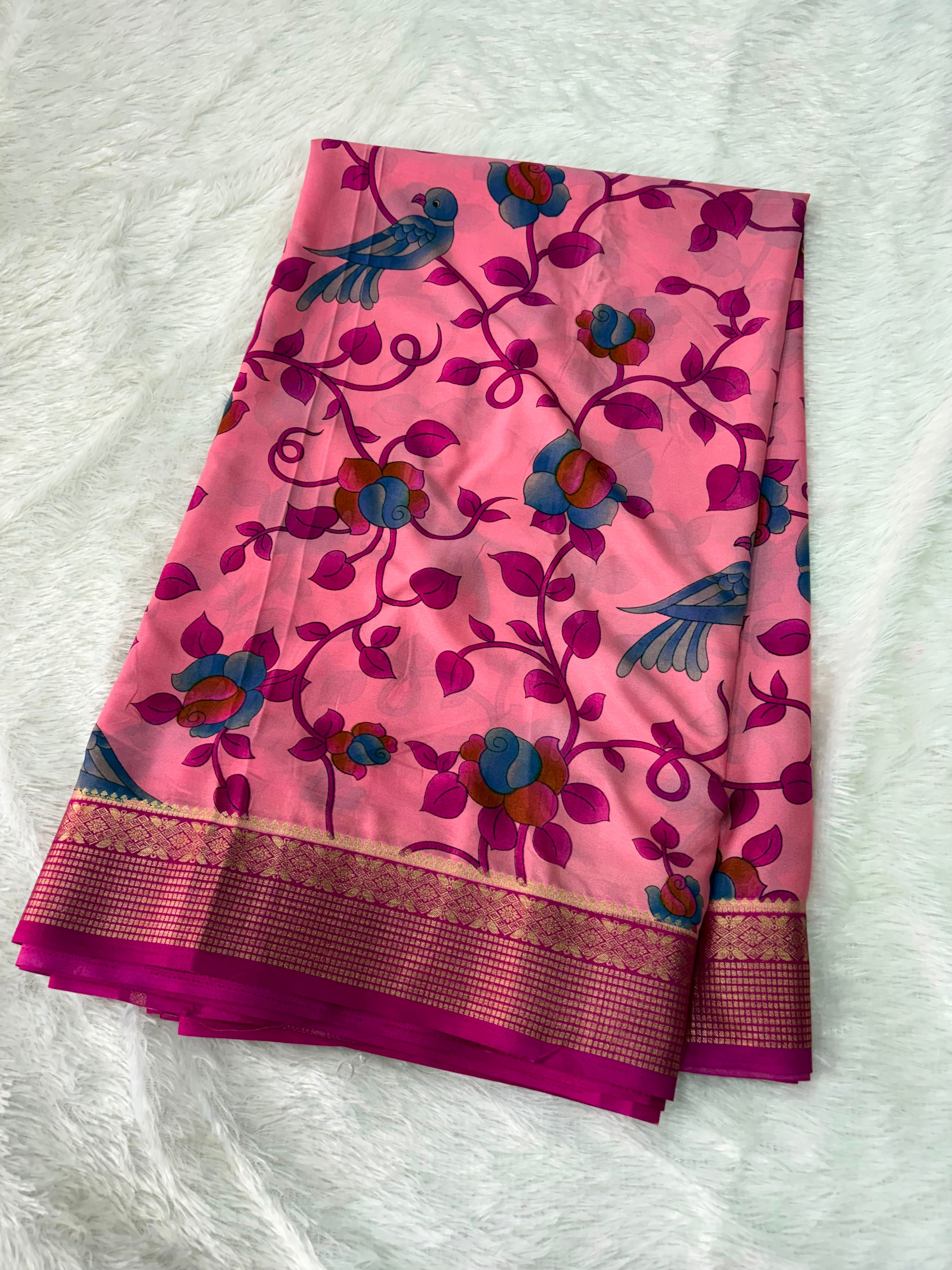 Mysore Crepe Fancy Silk