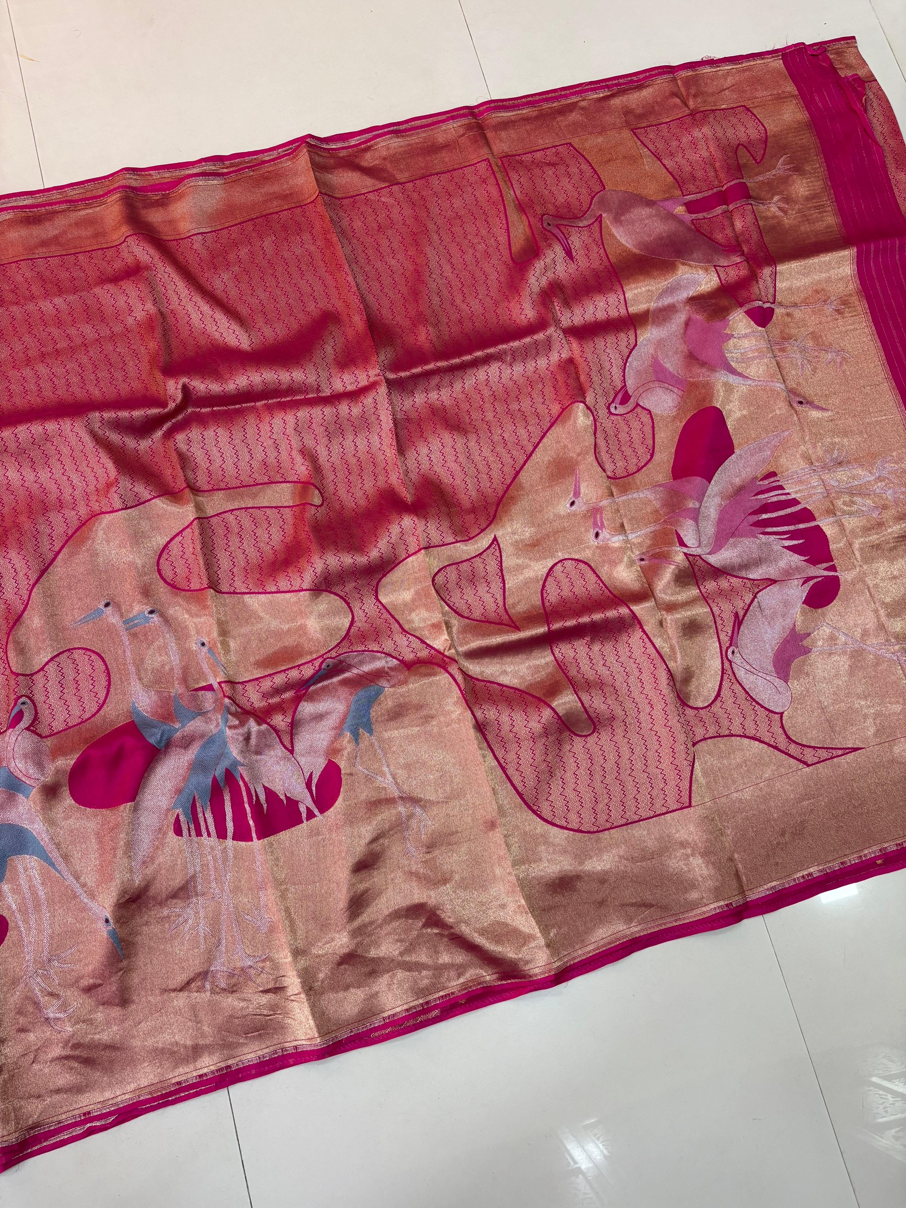 Chamundi Silk Tissue Weaving
