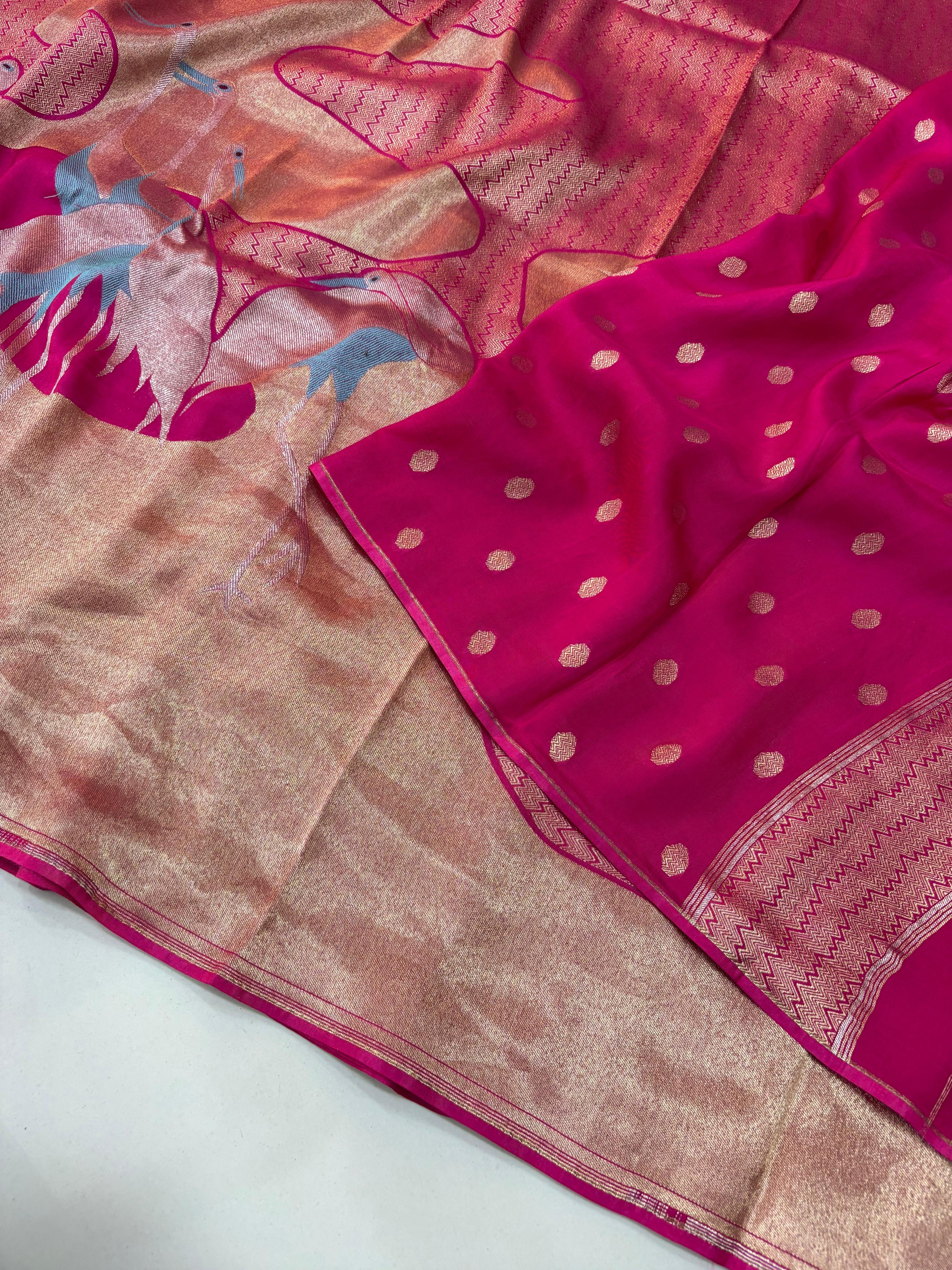Chamundi Silk Tissue Weaving