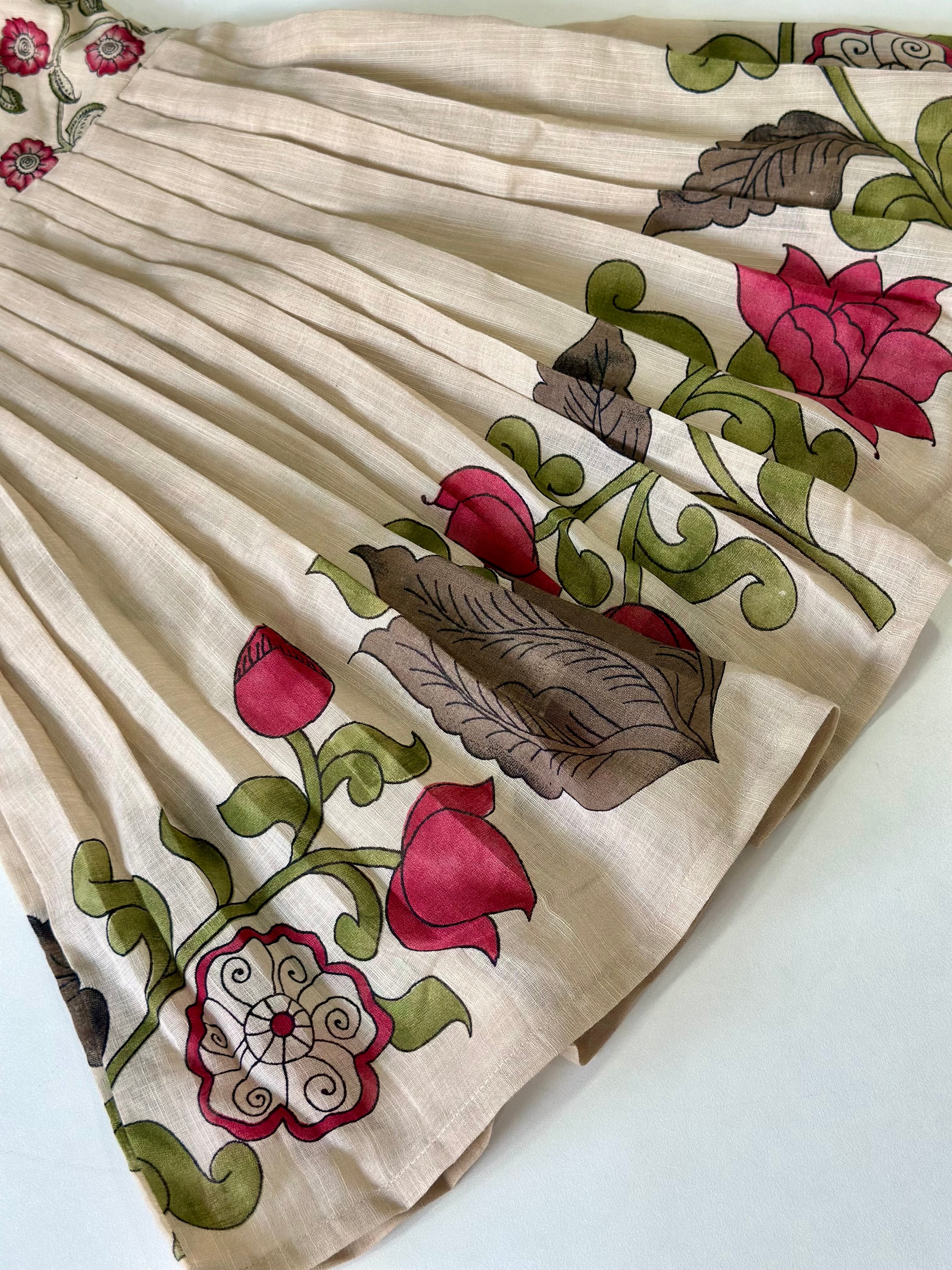 PenKalamkari Kids Frock