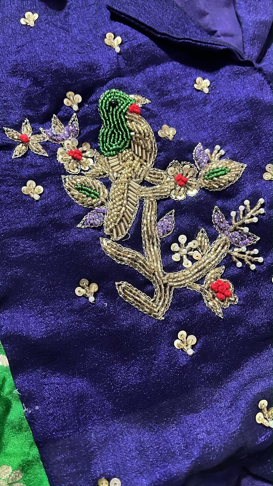 Bujji Varnam~ Maggam Work Kids Lehenga
