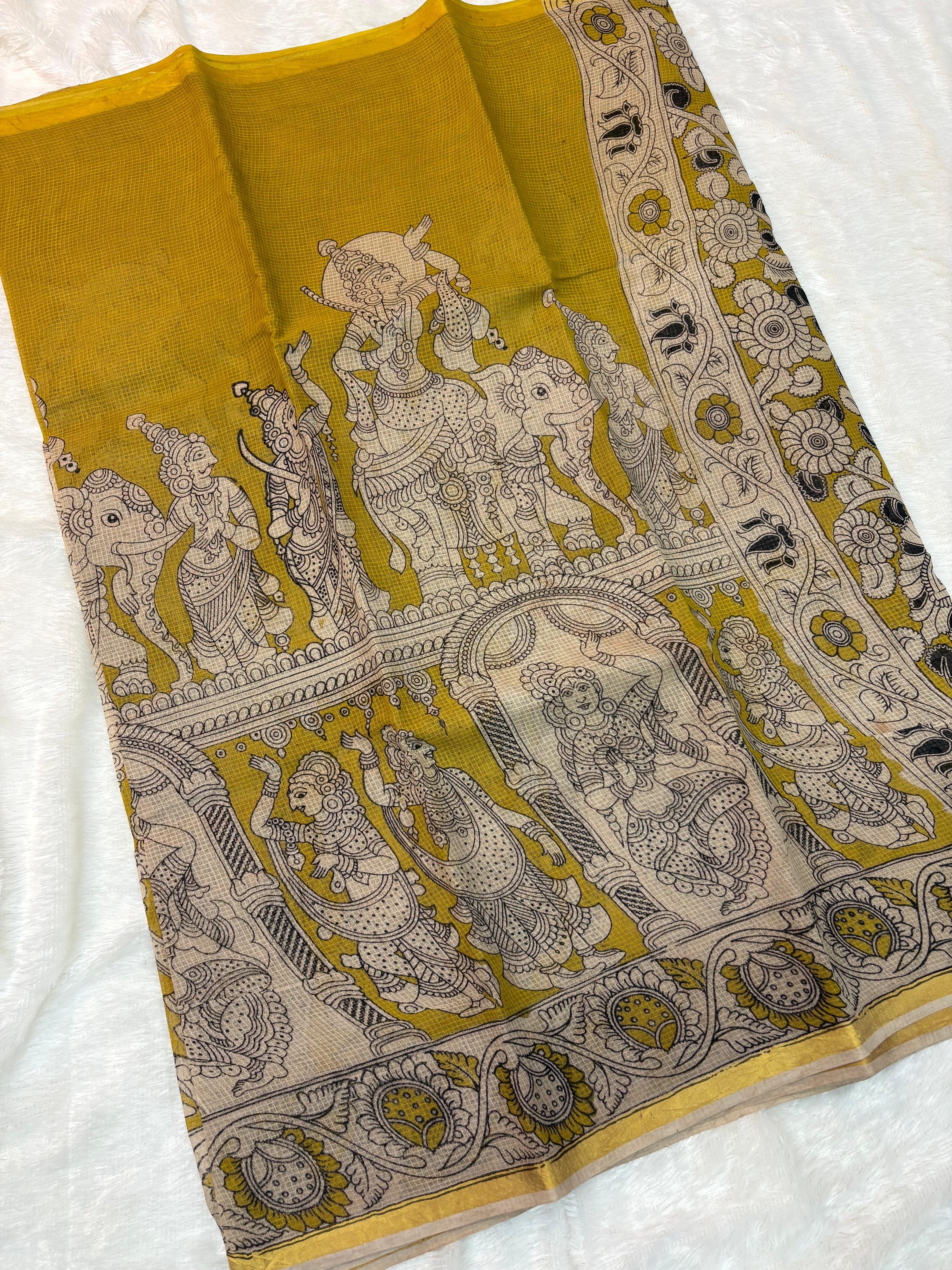Ramayana Theme Kota Kalamkari