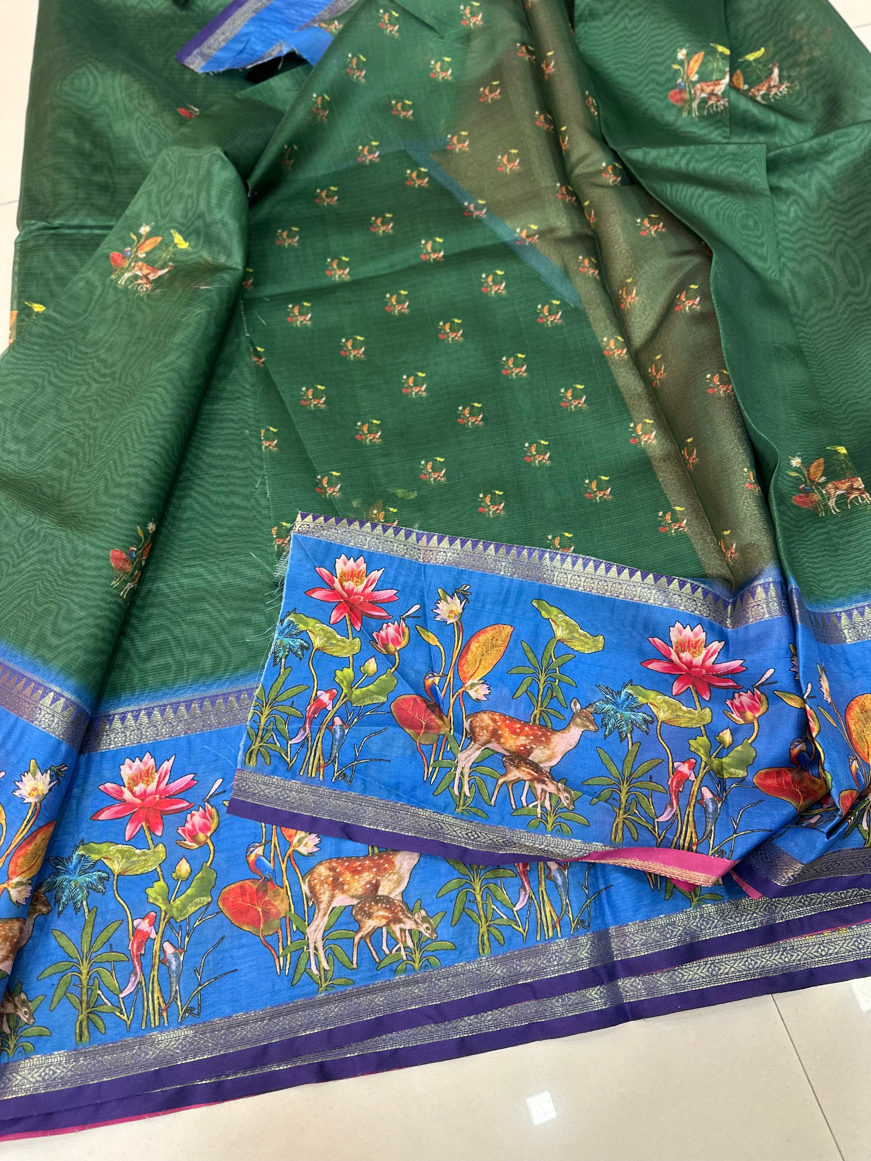 Fancy Silk Kota Traditional Borders