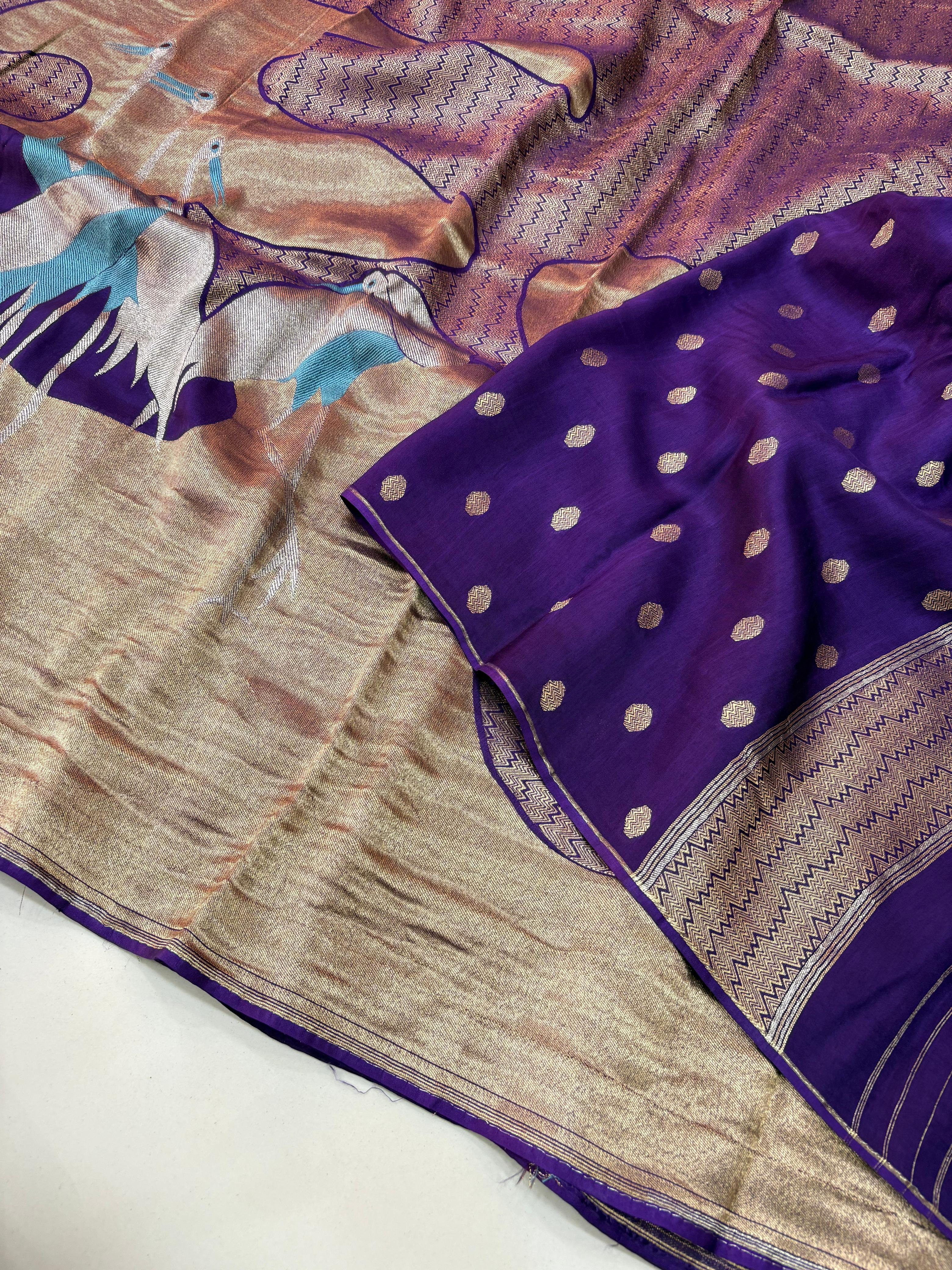 Chamundi Silk Tissue Weaving