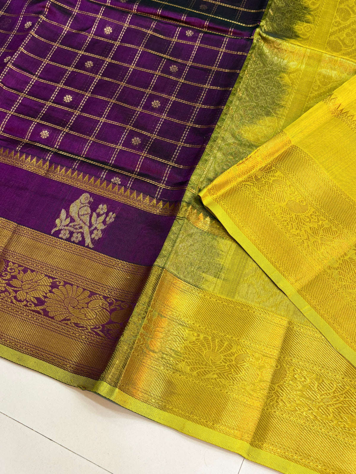 Handloom Vintage Mangalagiri Pattu