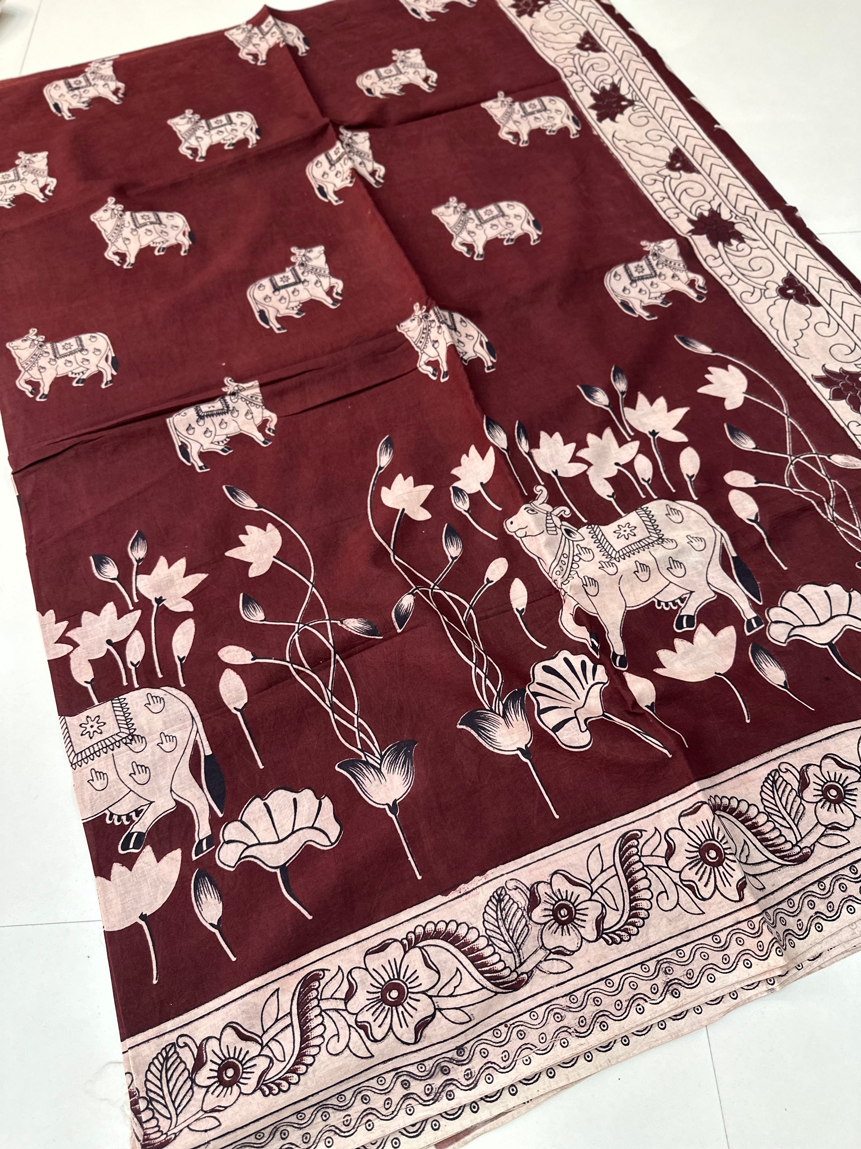 Pichwai Kalamkari Cotton