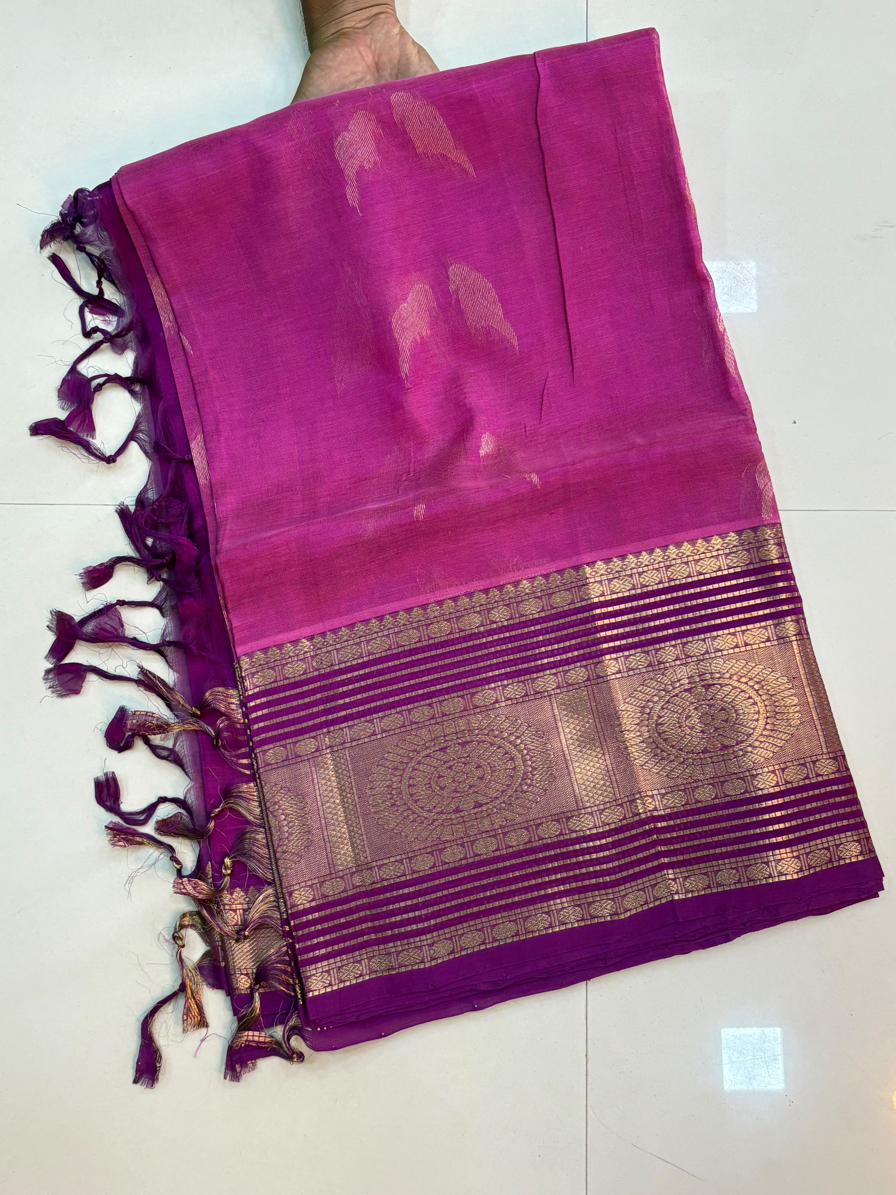 Vintage Handloom Mangalagiri Pattu Saree