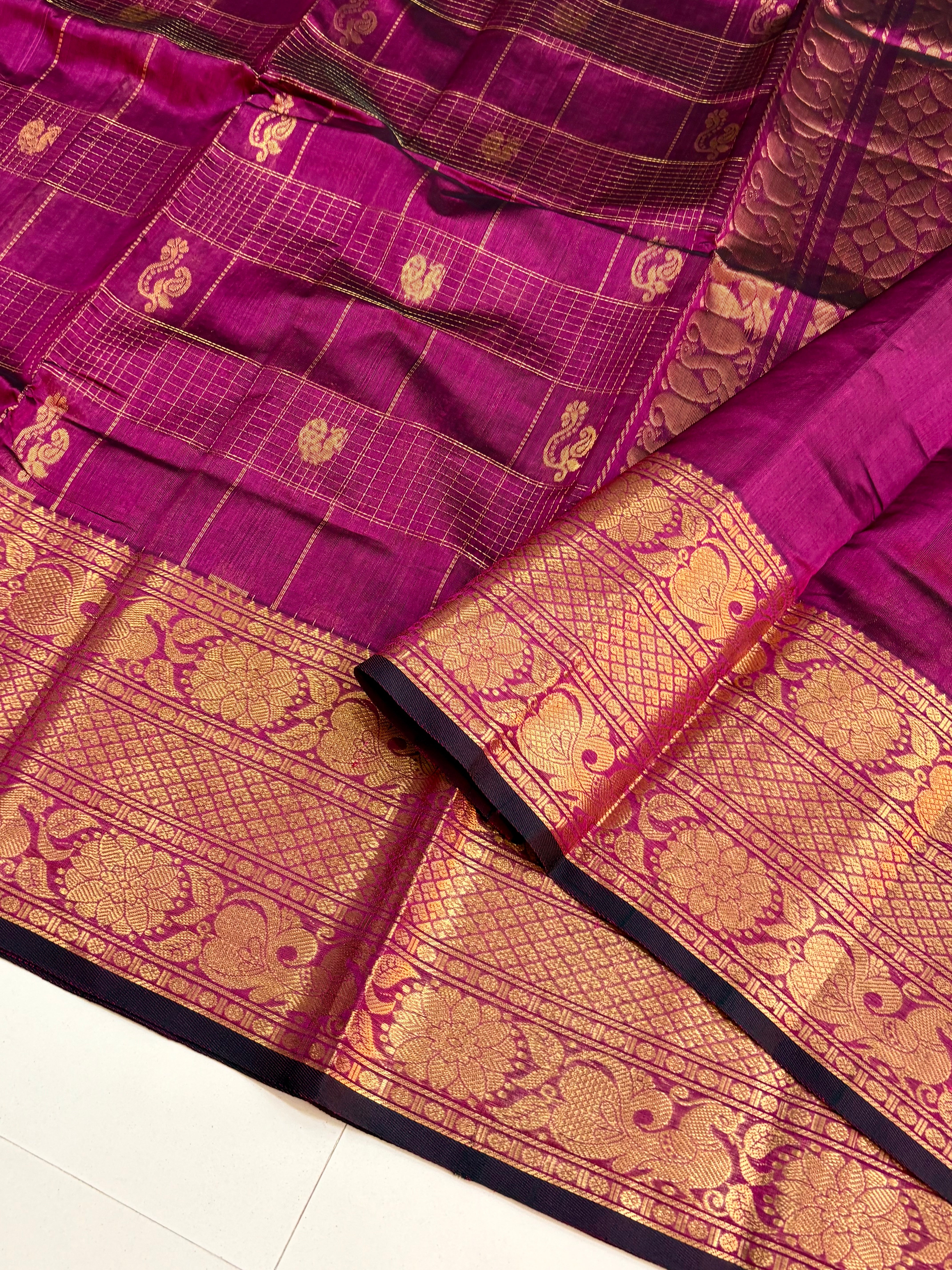 Handloom Vintage Mangalagiri Pattu