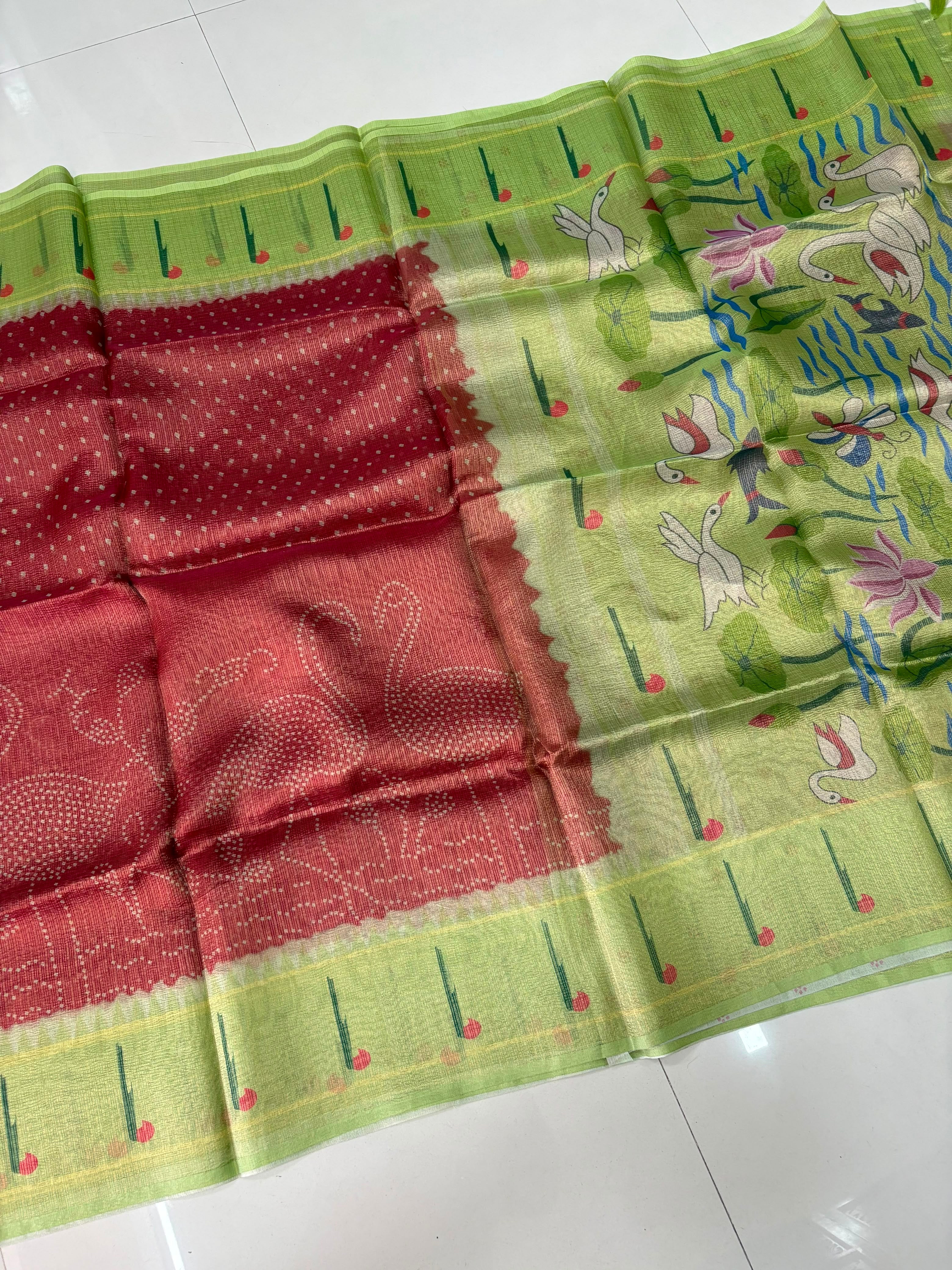 Fancy Tissue Paithani Sarees