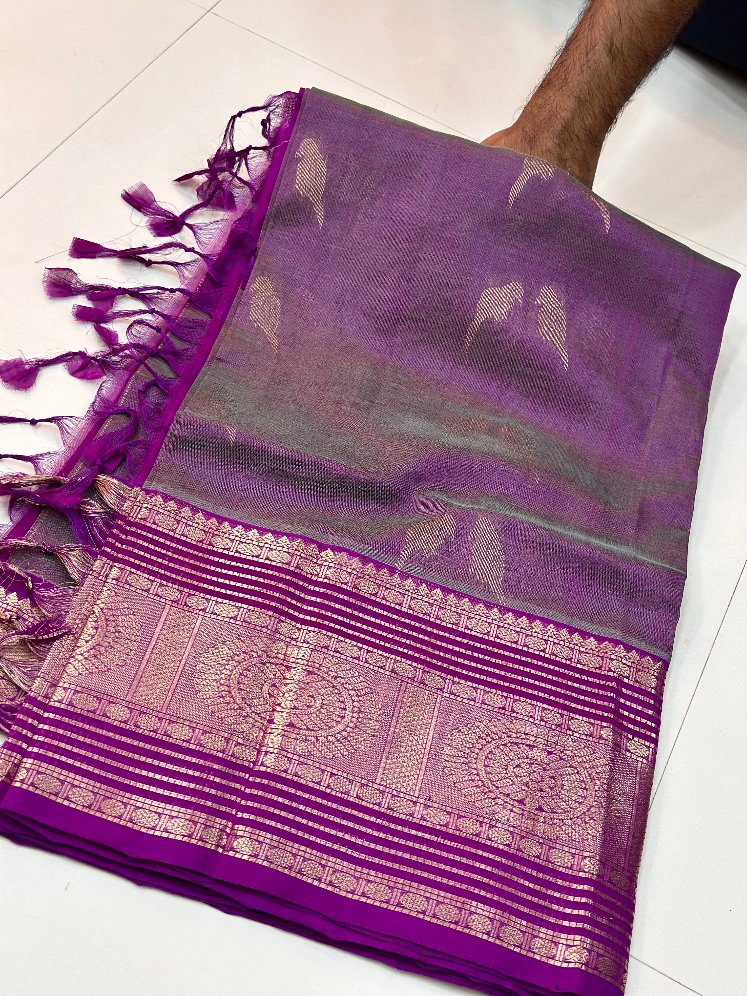 Pure Handloom Vintage Mangalagiri Pattu