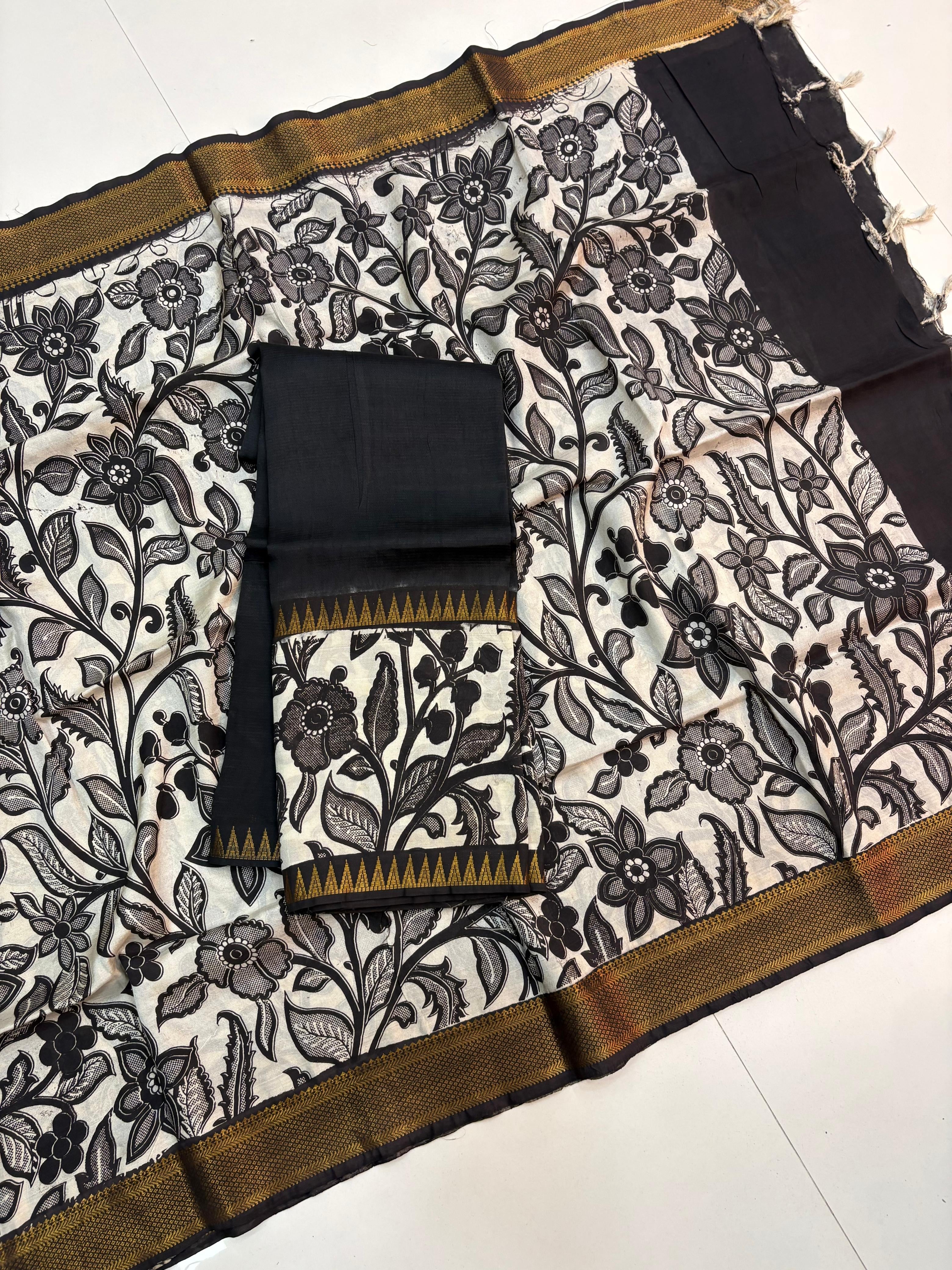 Mangalagiri Kalamkari Dress Material