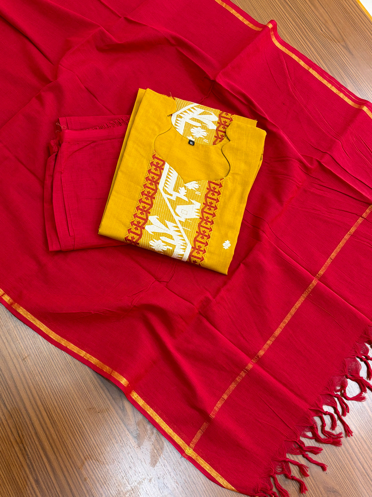 Pure Cotton Jamdani Kurti Sets