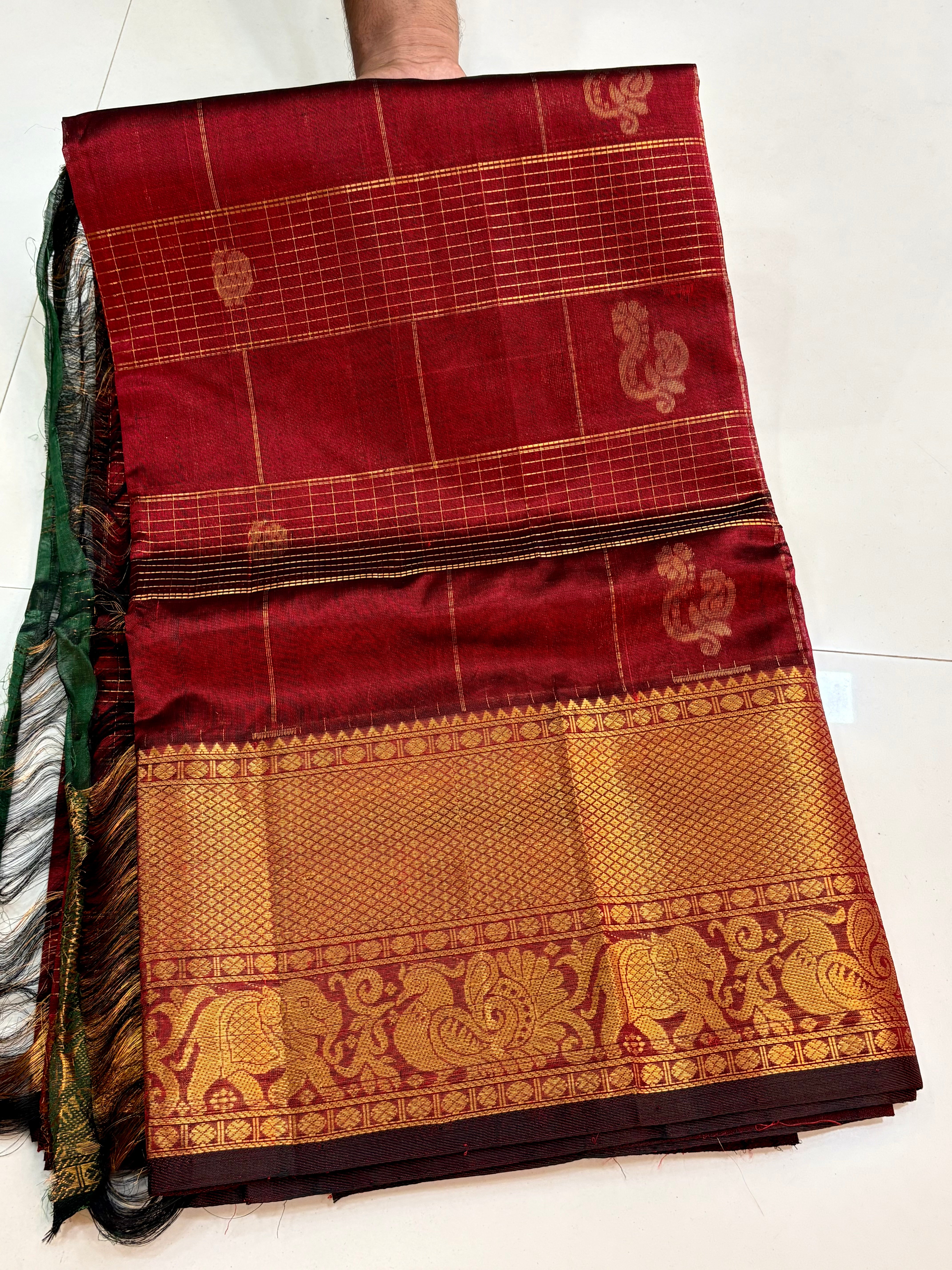 Handloom Vintage Mangalagiri Pattu