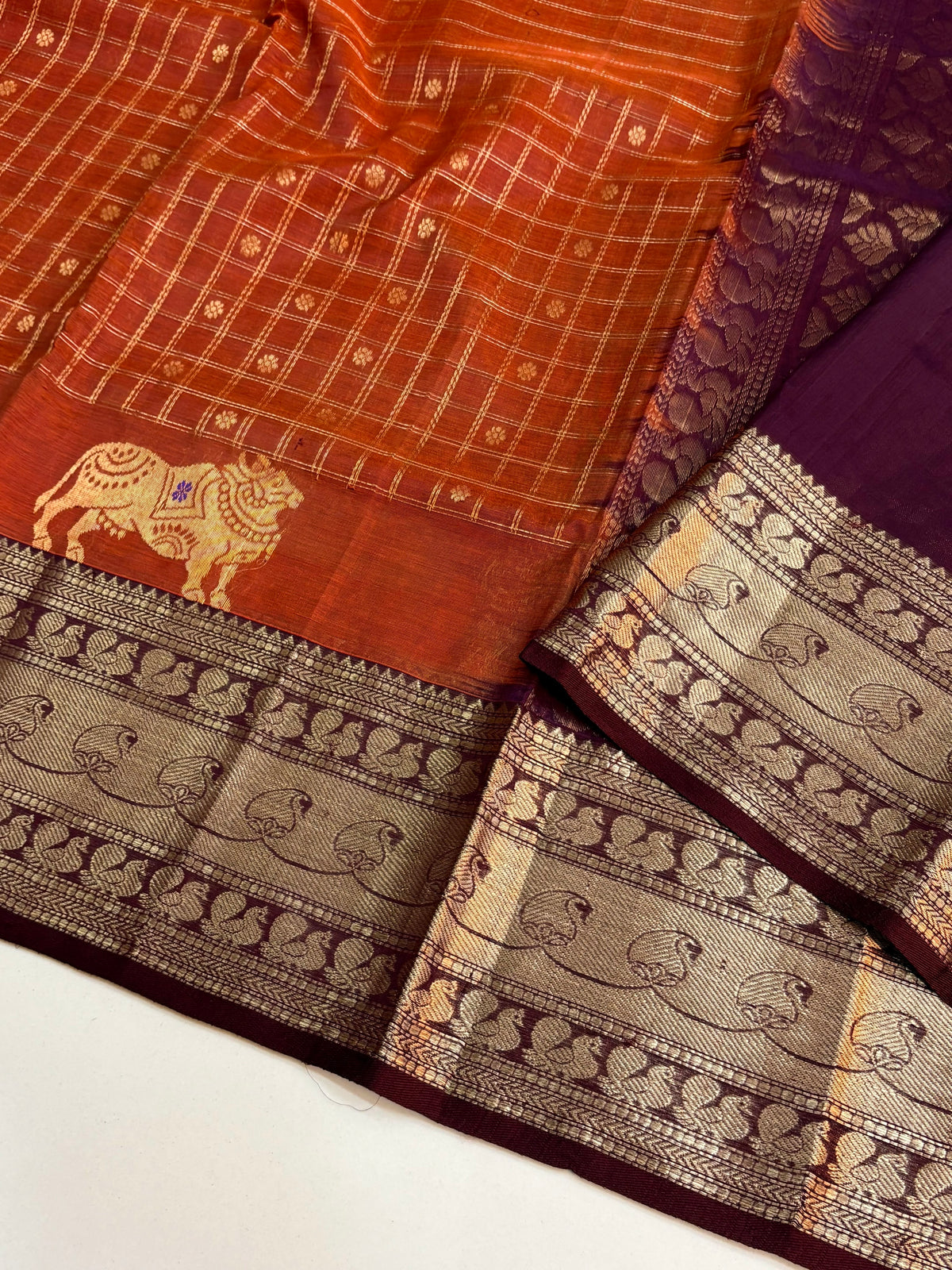 Handloom Vintage Mangalagiri Pattu