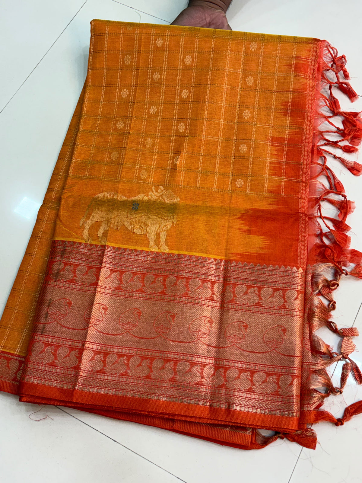 Handloom Vintage Mangalagiri Pattu