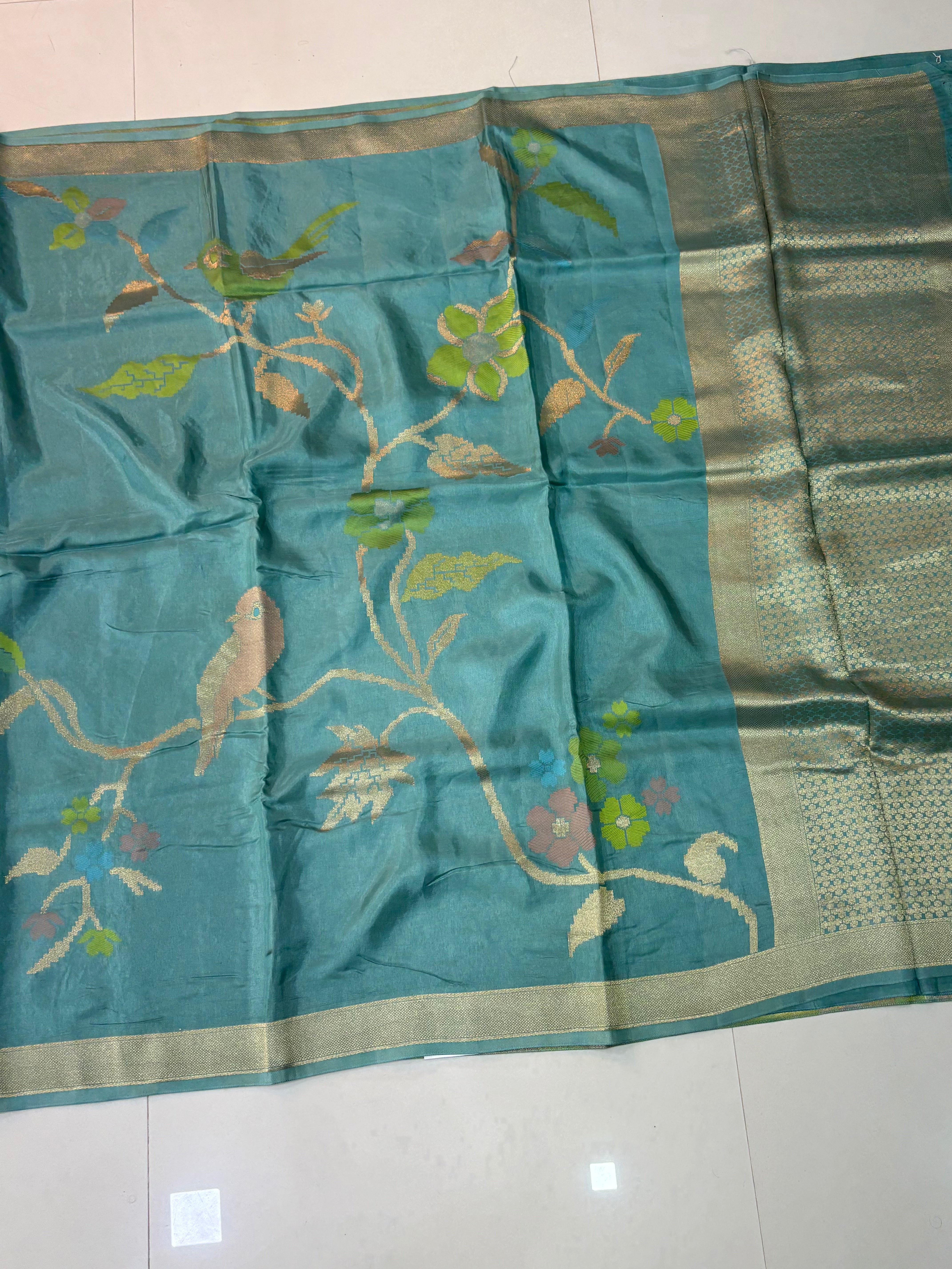 Russian Silk Jamdani Sarees