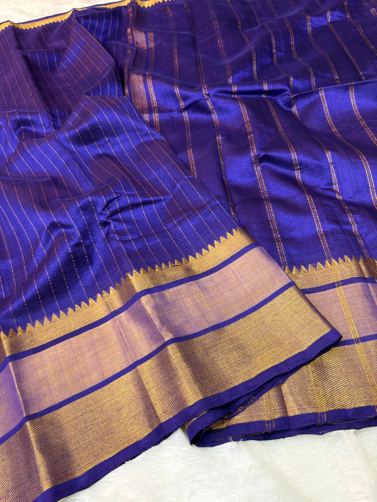 Handloom Mangalagiri Pattu Tissue Borders