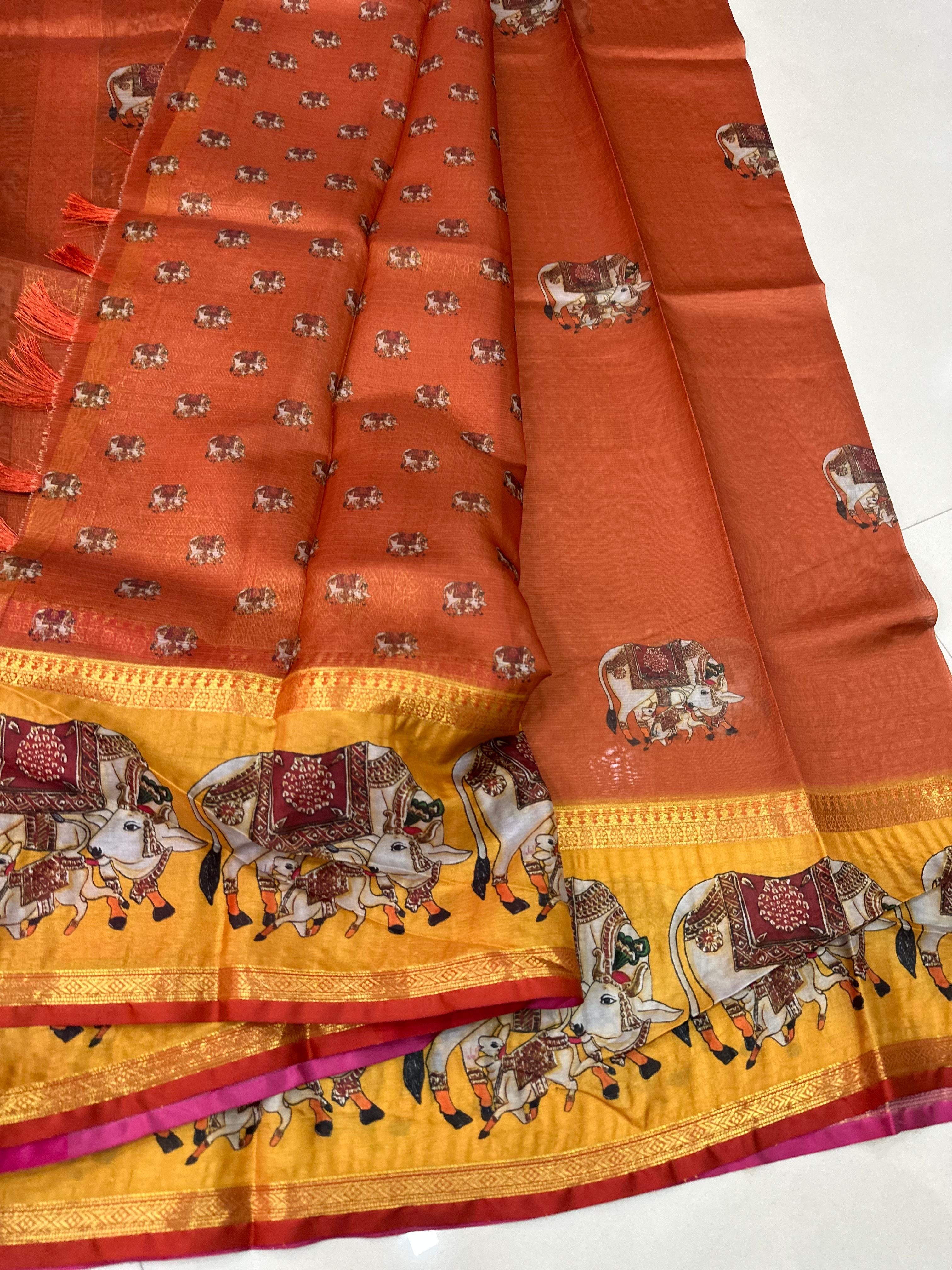 Fancy Silk Kota Traditional Borders