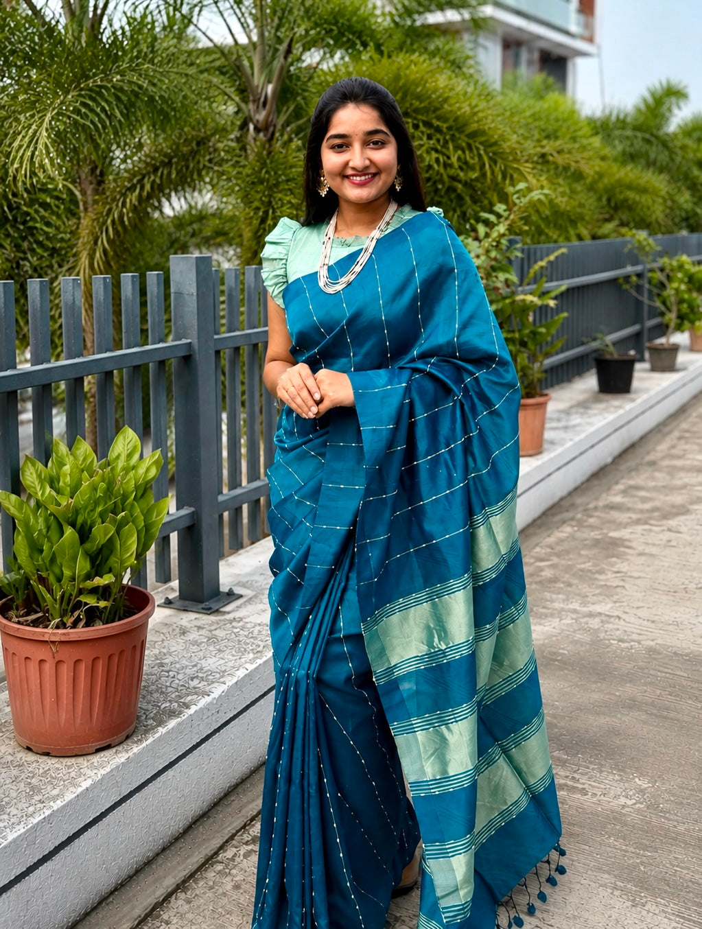 Pure Handloom Mangalagiri Pattu