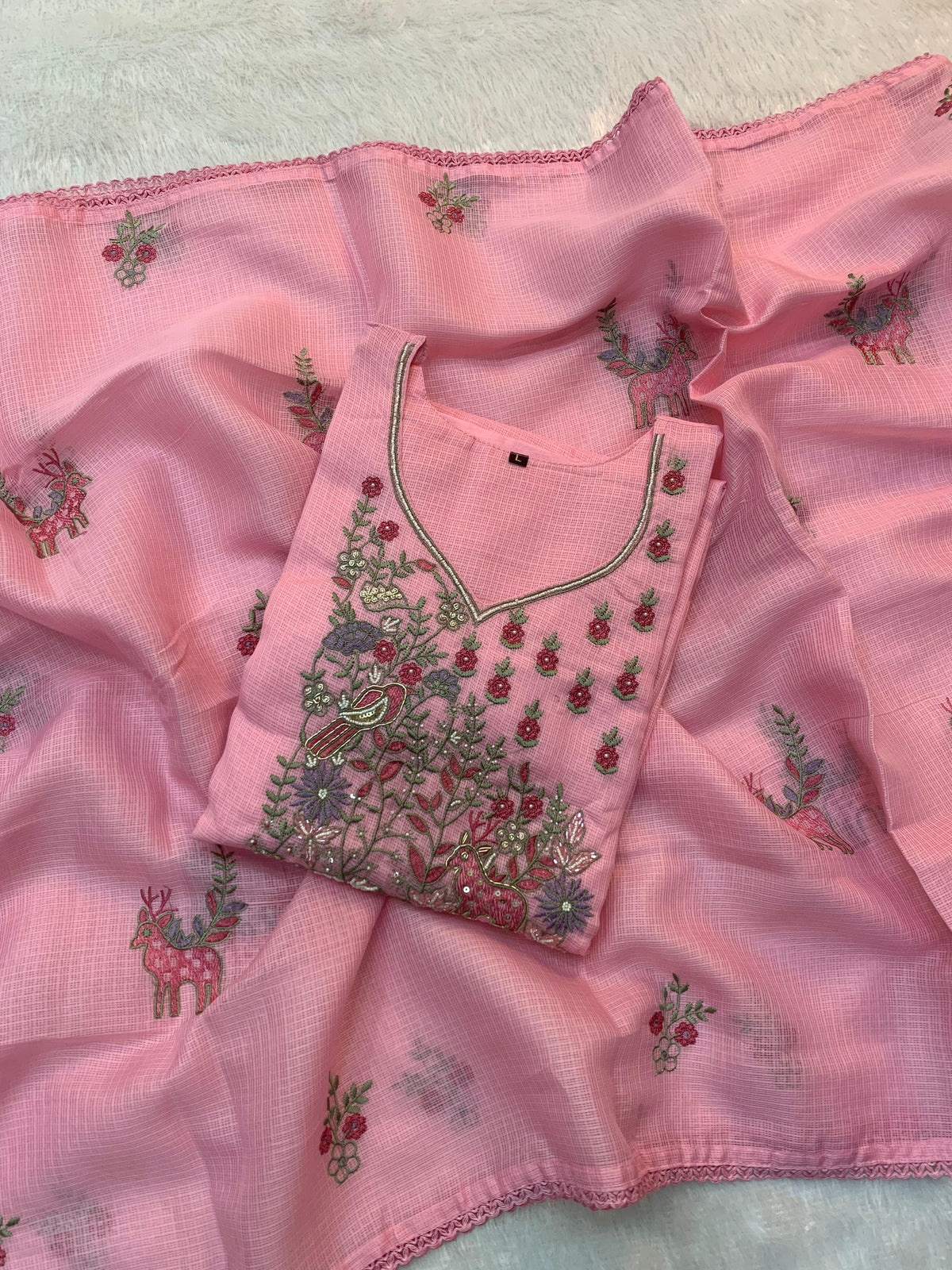 Kota Maggam Work Kurti Sets
